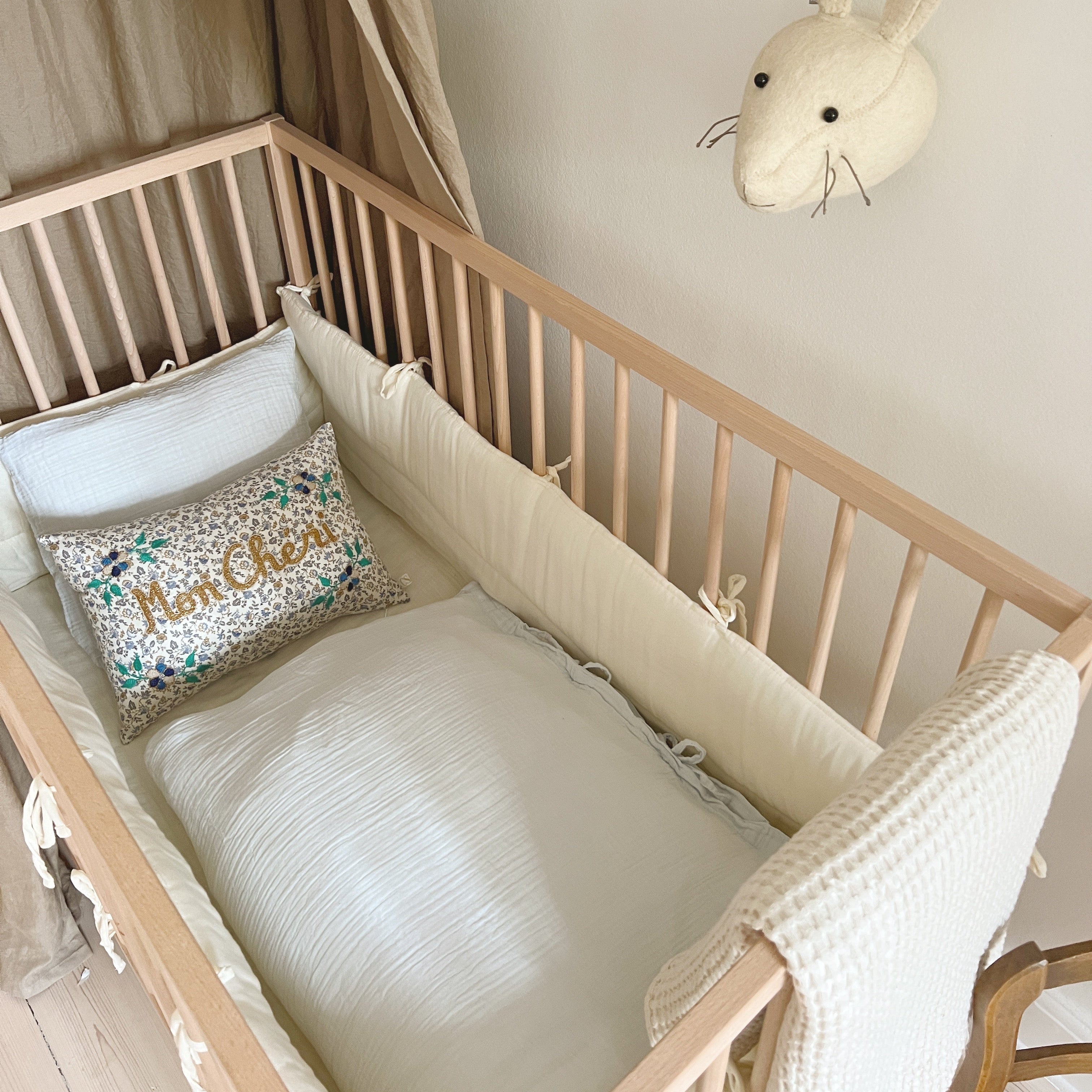 Muslin Bedding Baby Soft Blue