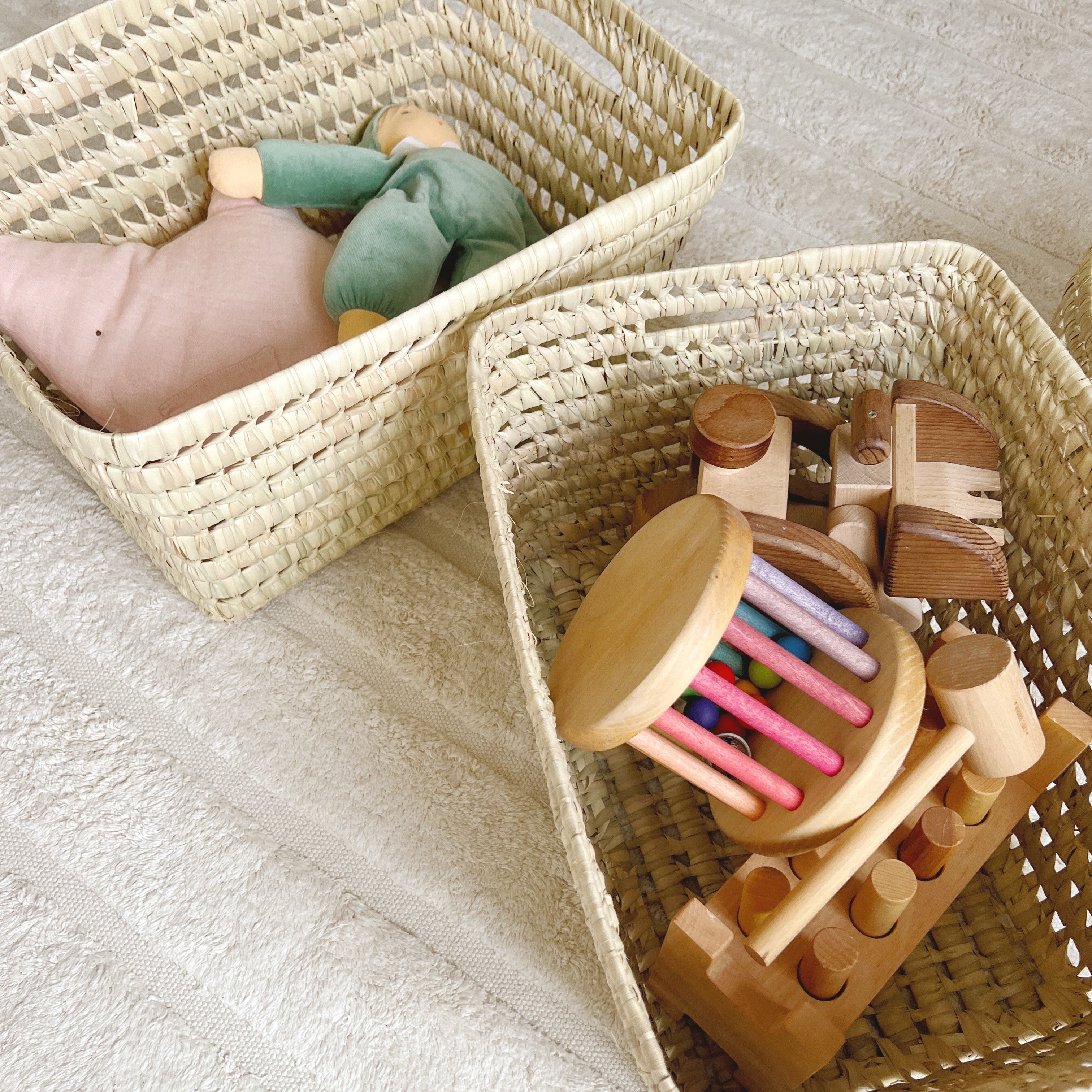 Palm Leaf Basket L42