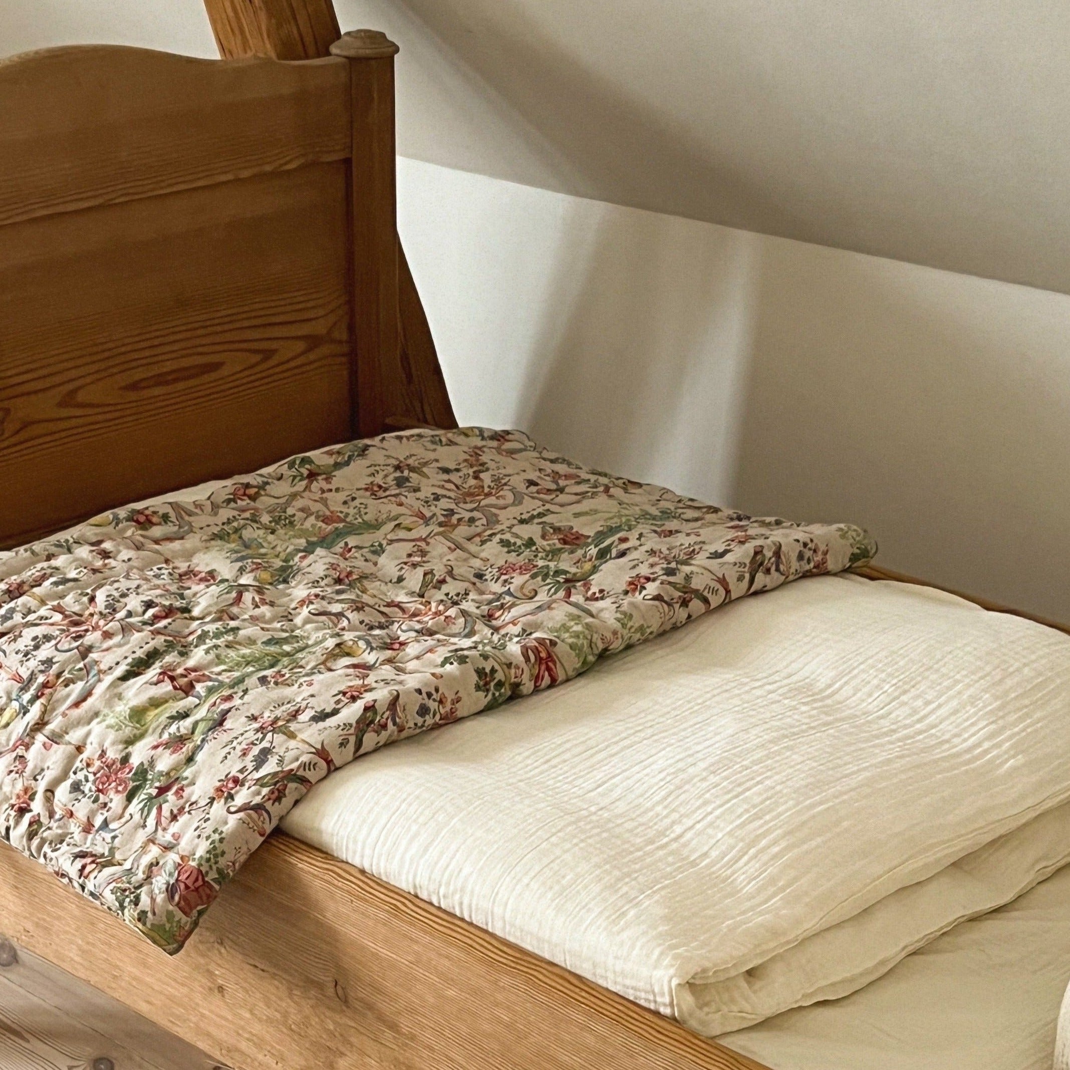 Muslin Bedding Junior Cream