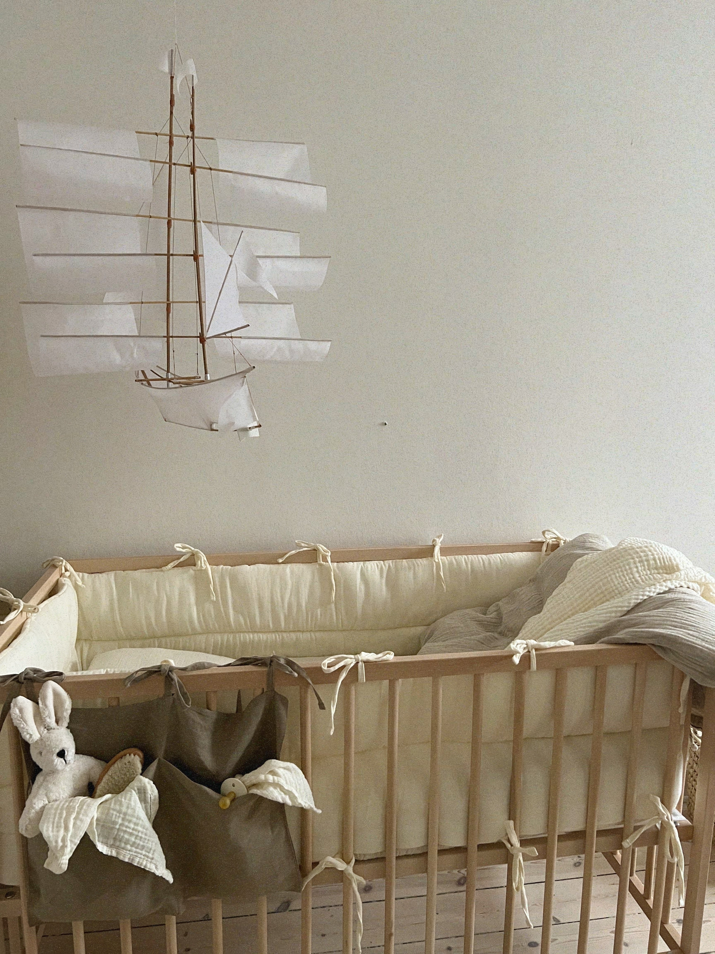 Bed Bumper Cream