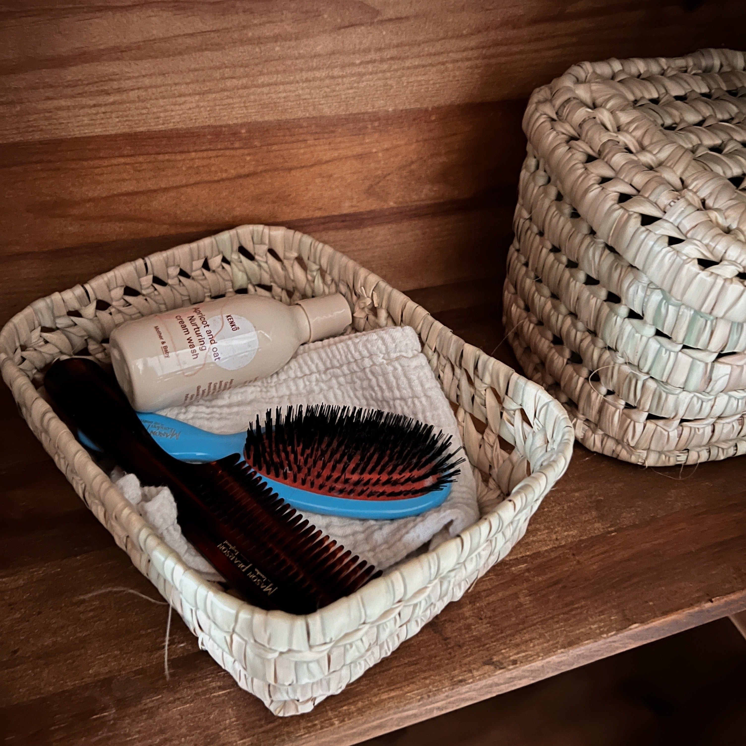 Palm Leaf Basket L22