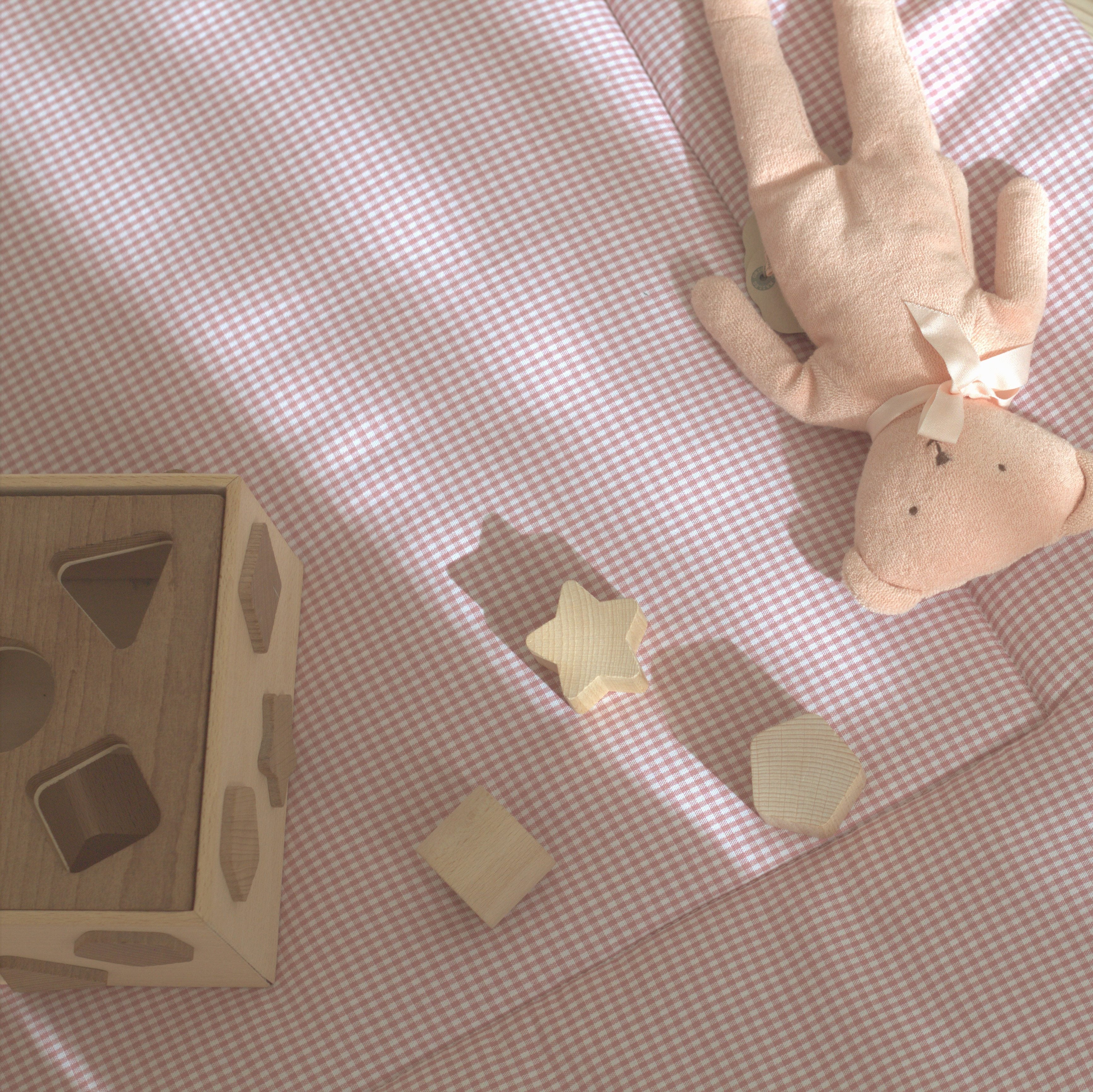 Mini Check Playmat Rose