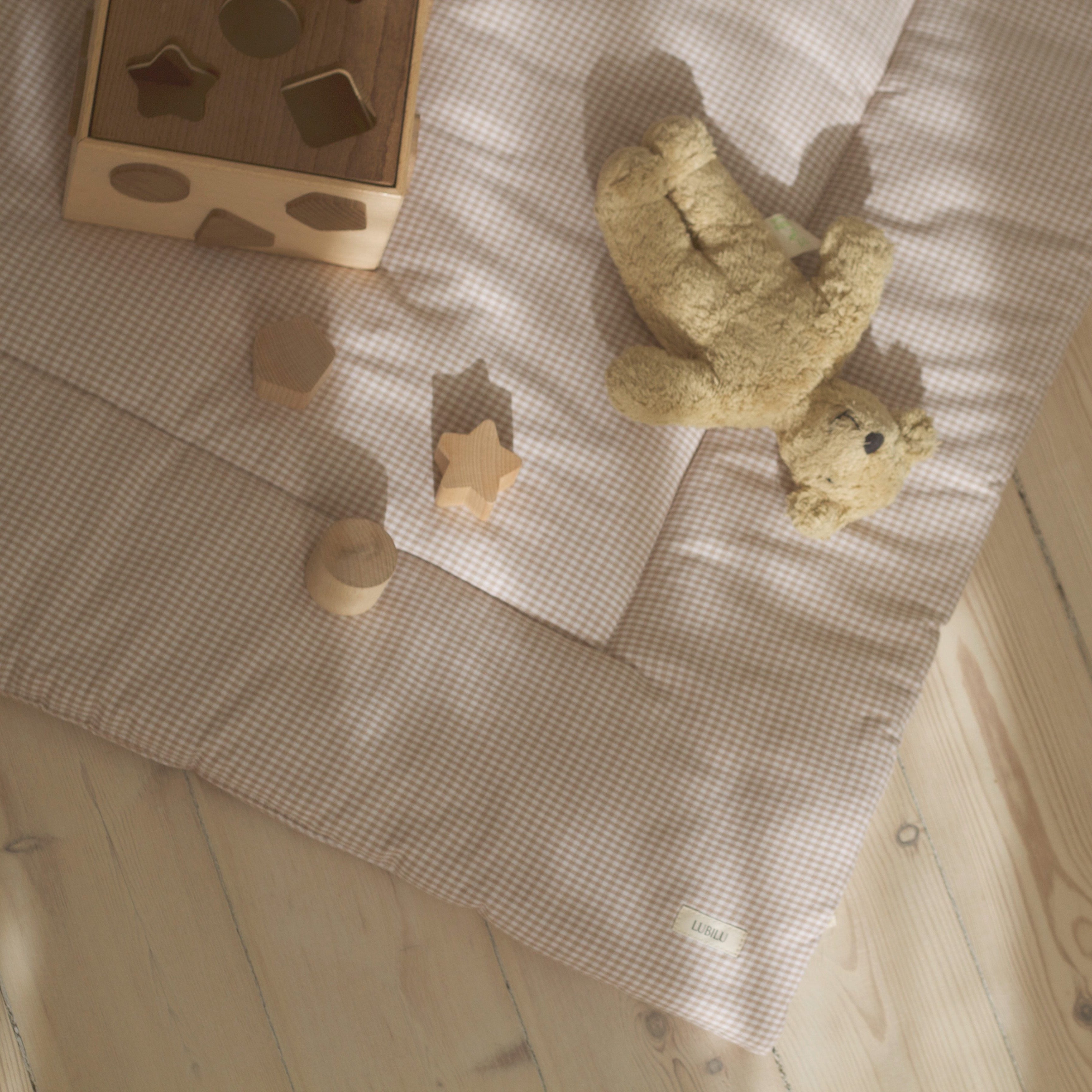 Lubilu Checked Playmat Beige