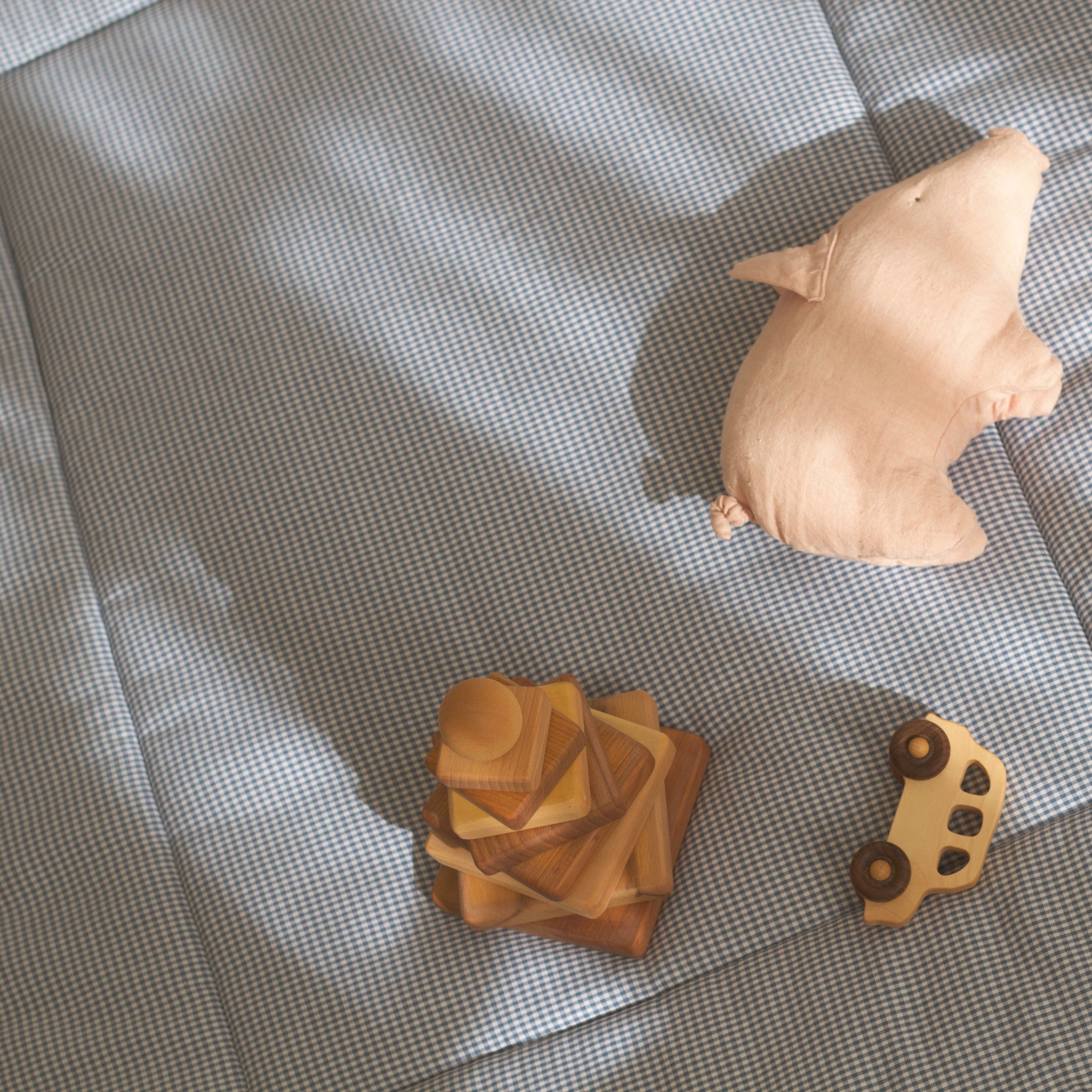 Mini Check Playmat Blue