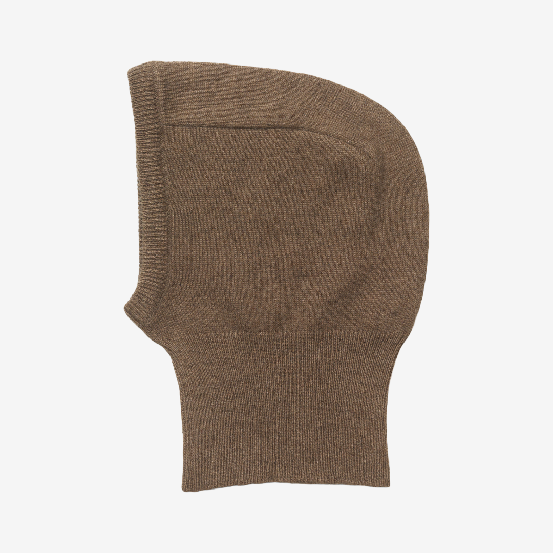 Cashmere Balaclava Brown Melange