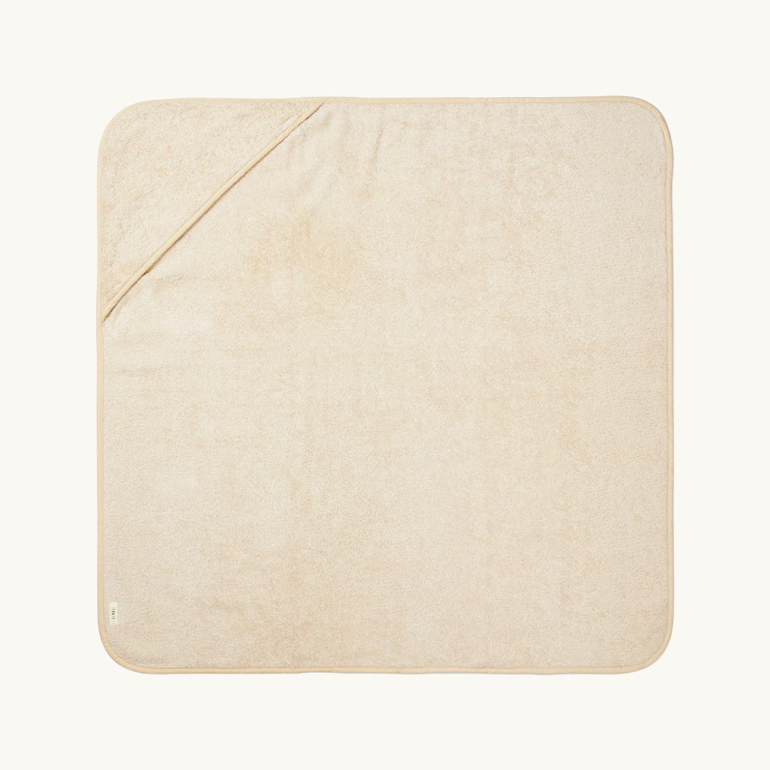 Organic Hooded Towel Natural