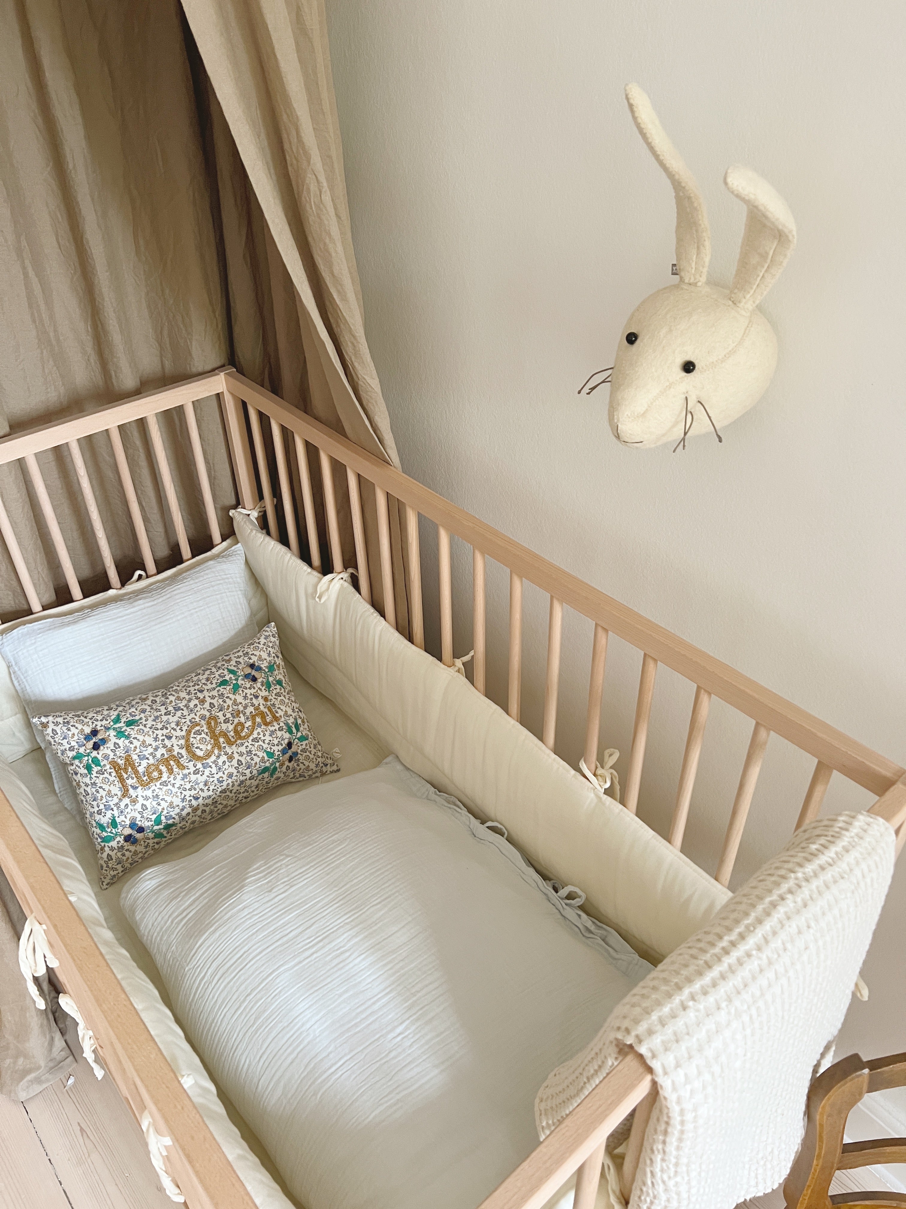 Lubilu Muslin Bedding Baby Soft Blue