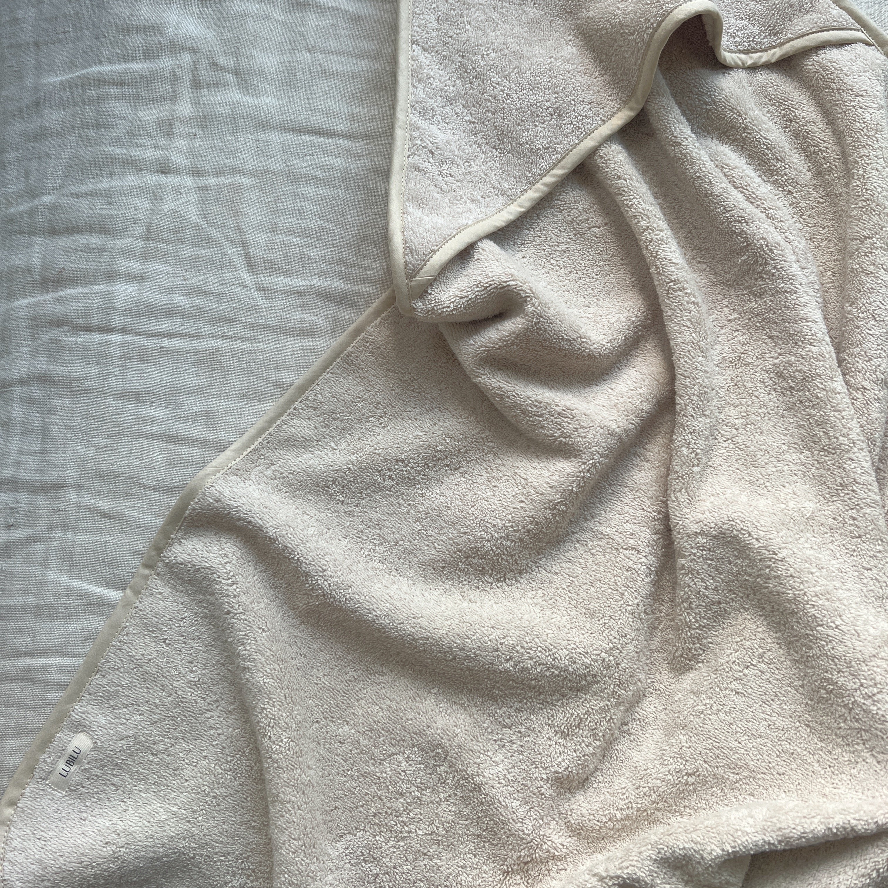 Organic Hooded Towel Natural