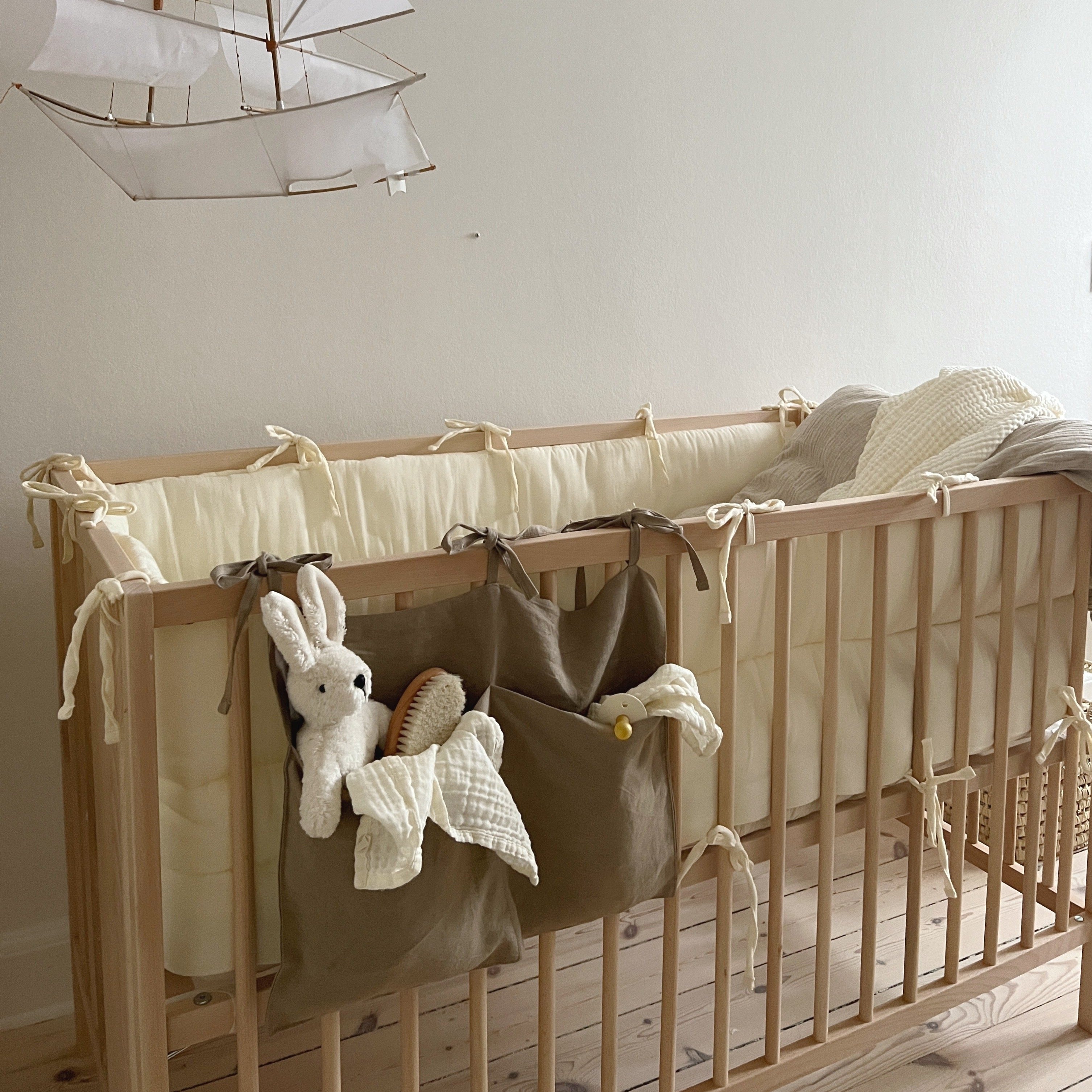 Bed Bumper Cream