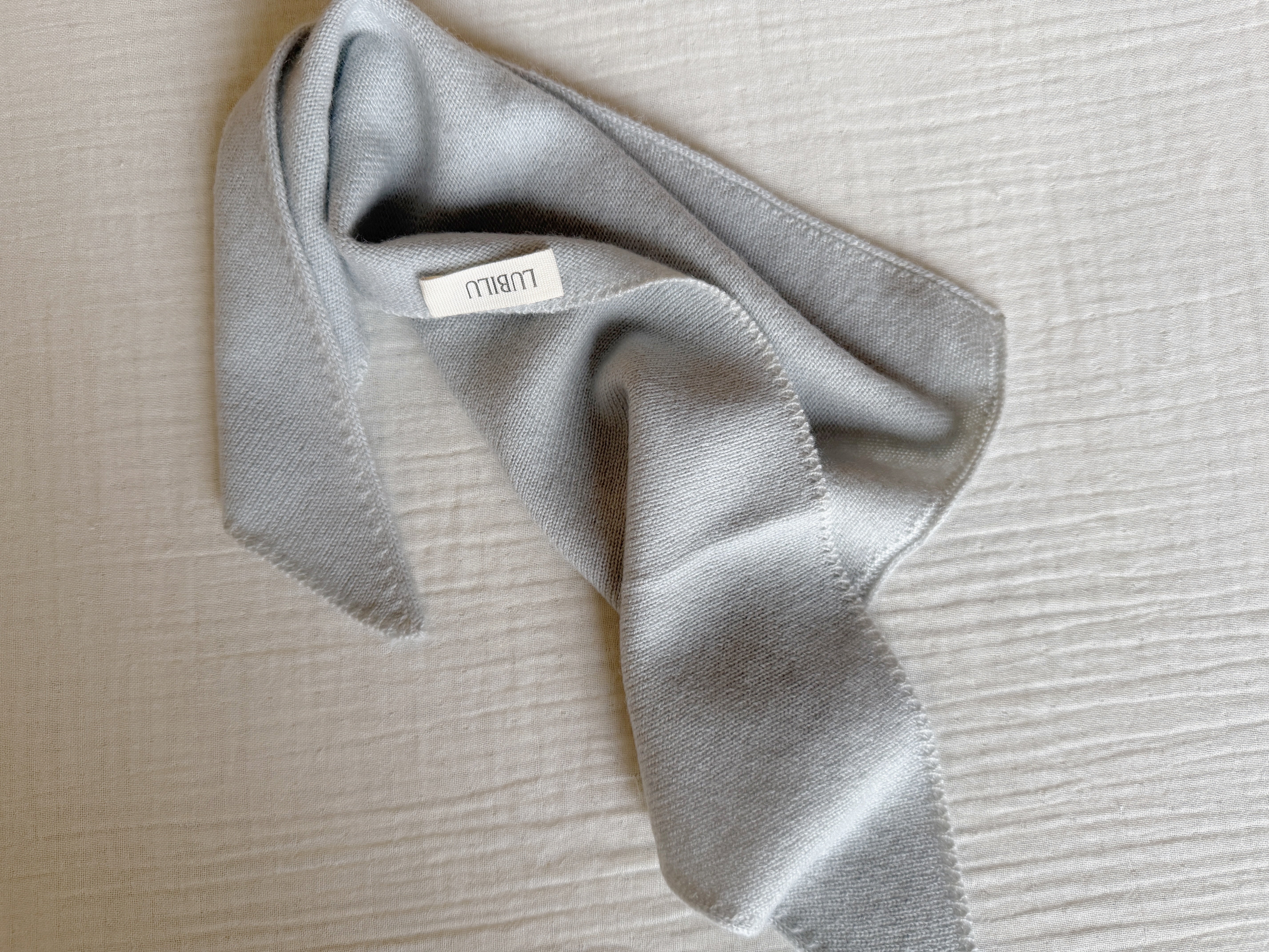 Wool Baby & Kids Scarf Light Blue