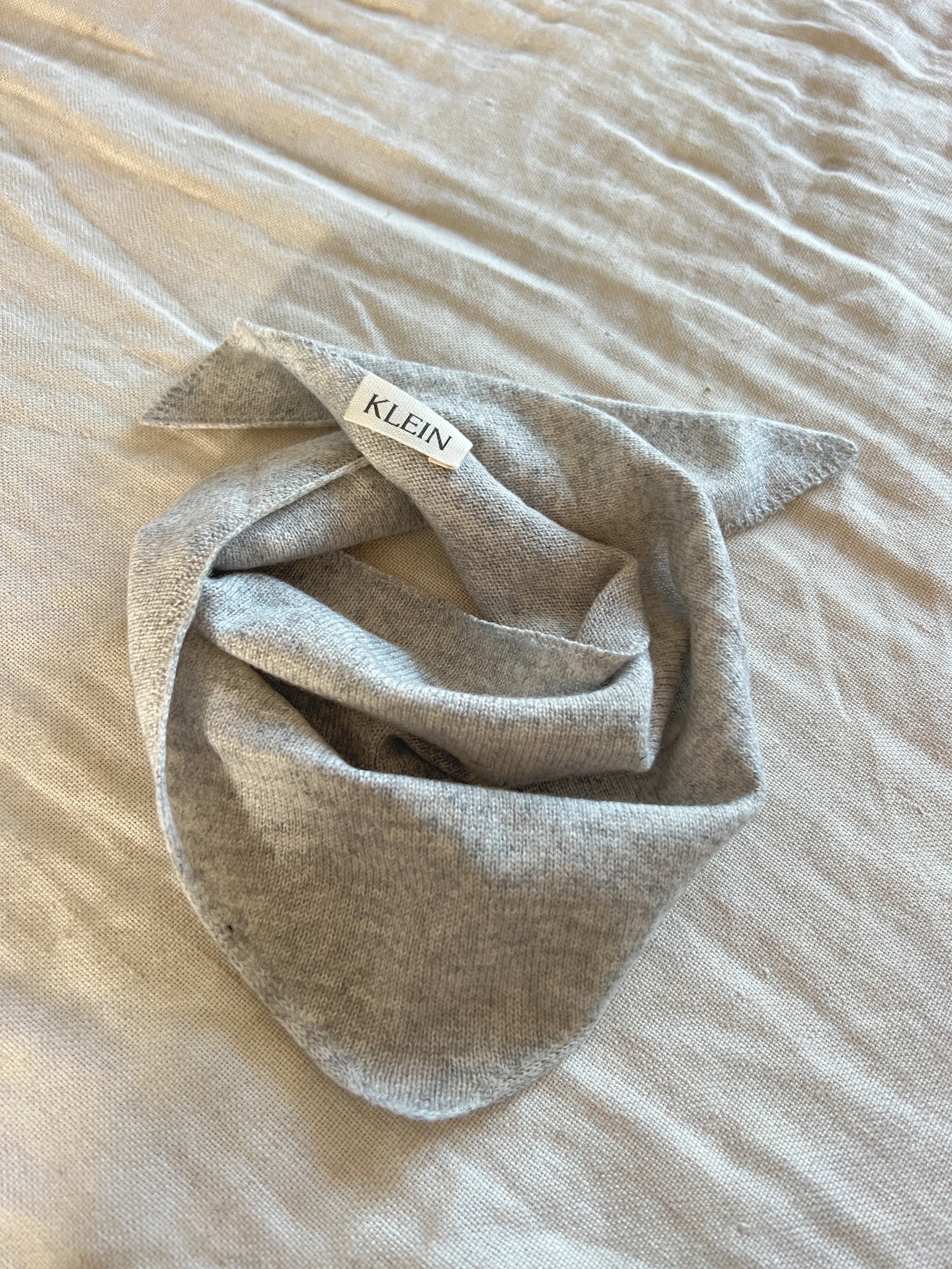 Wool Baby & Kids Scarf Grey Melange