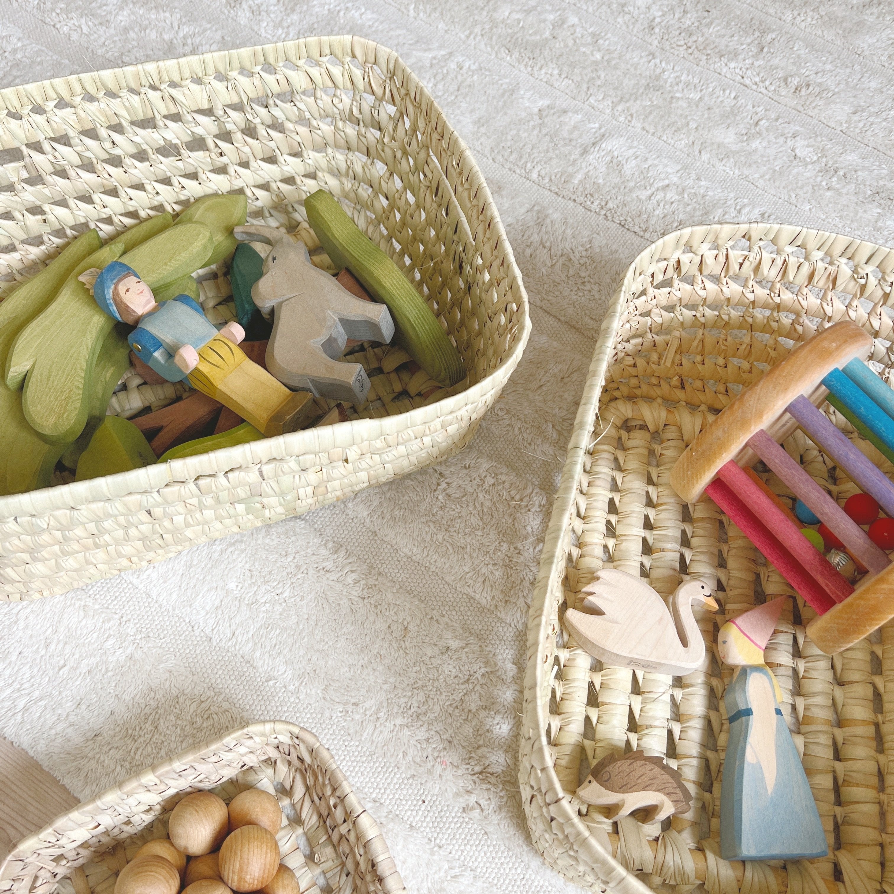 Lubilu Palm Leaf Basket L38