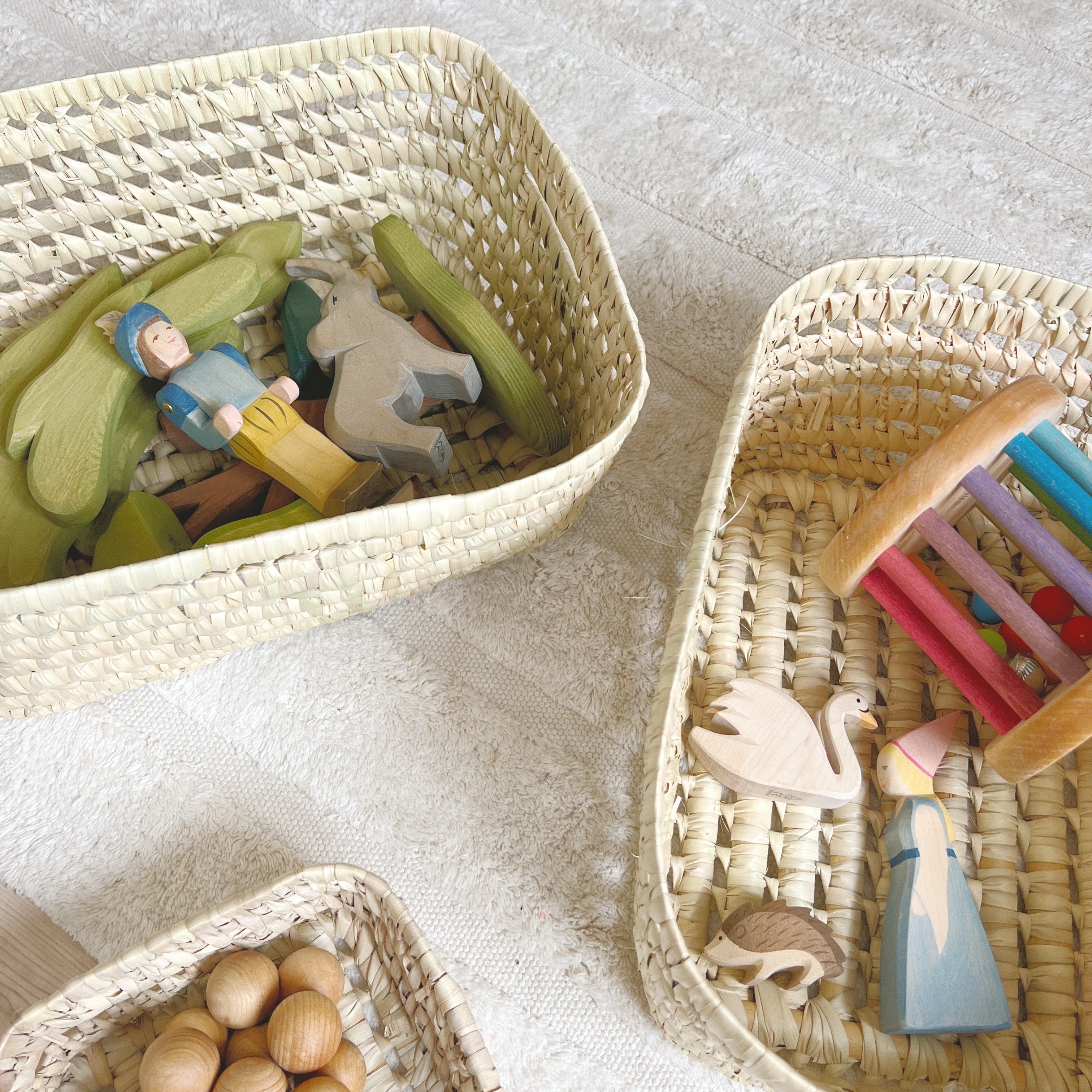 Lubilu Palm Leaf Basket L38