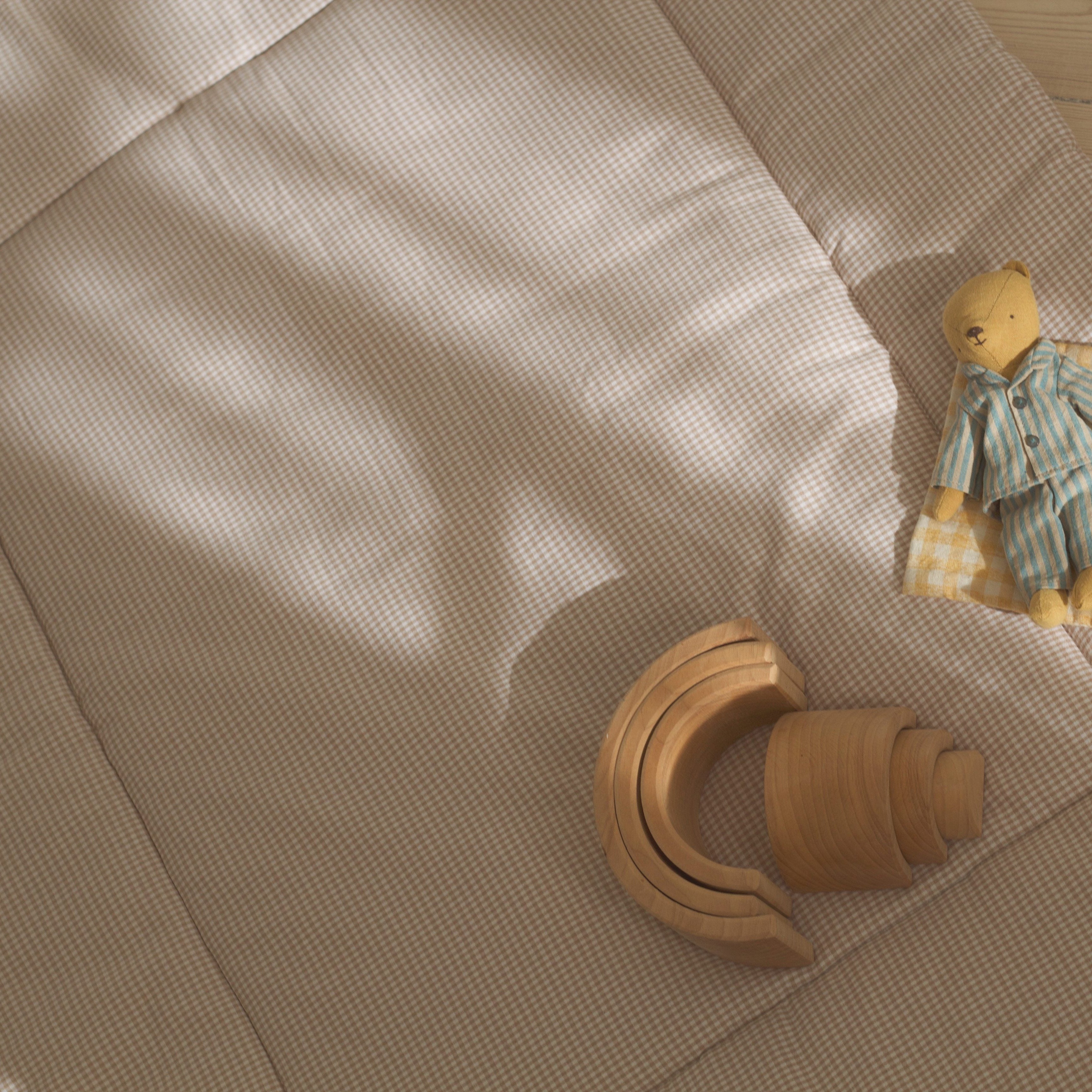 Lubilu Checked Playmat Beige