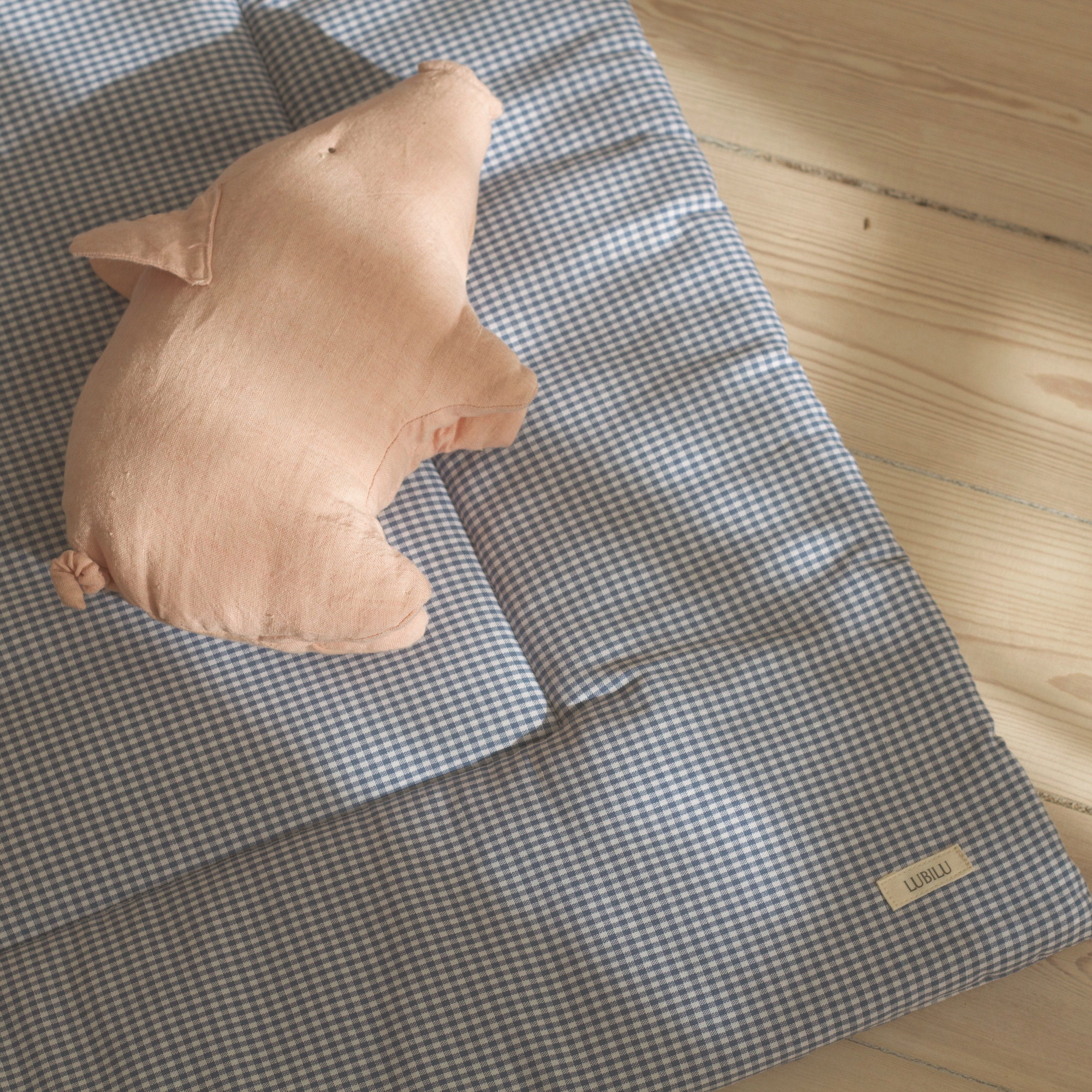 Lubilu Checked Playmat Blue