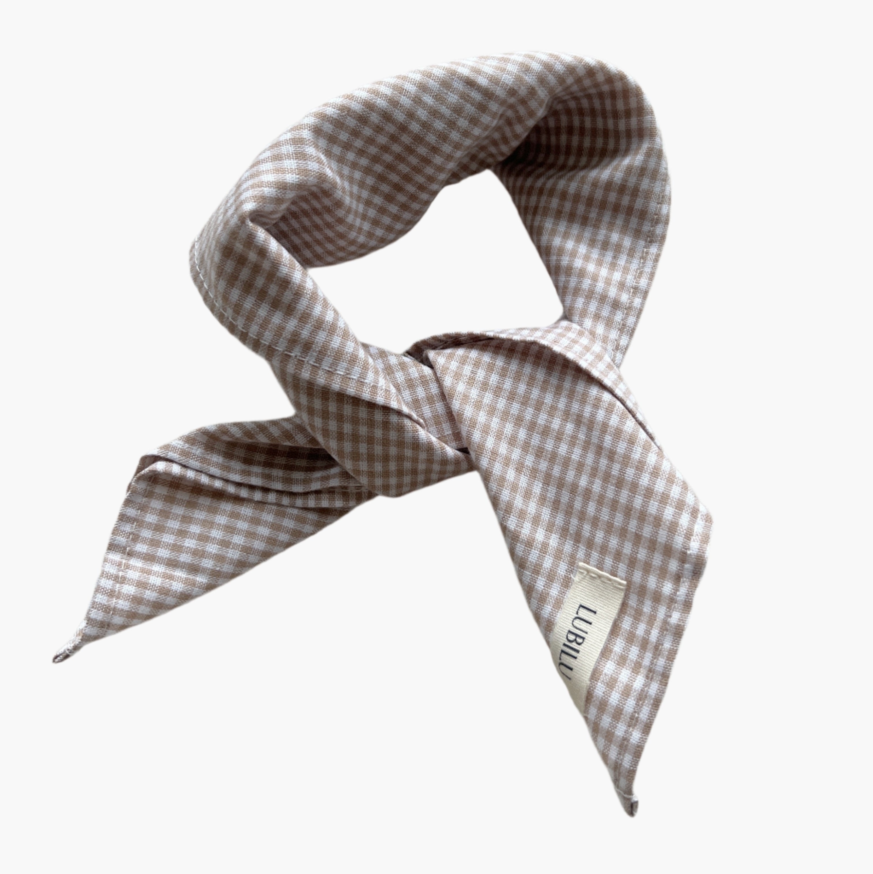 Lubilu Classic Check Scarf Beige