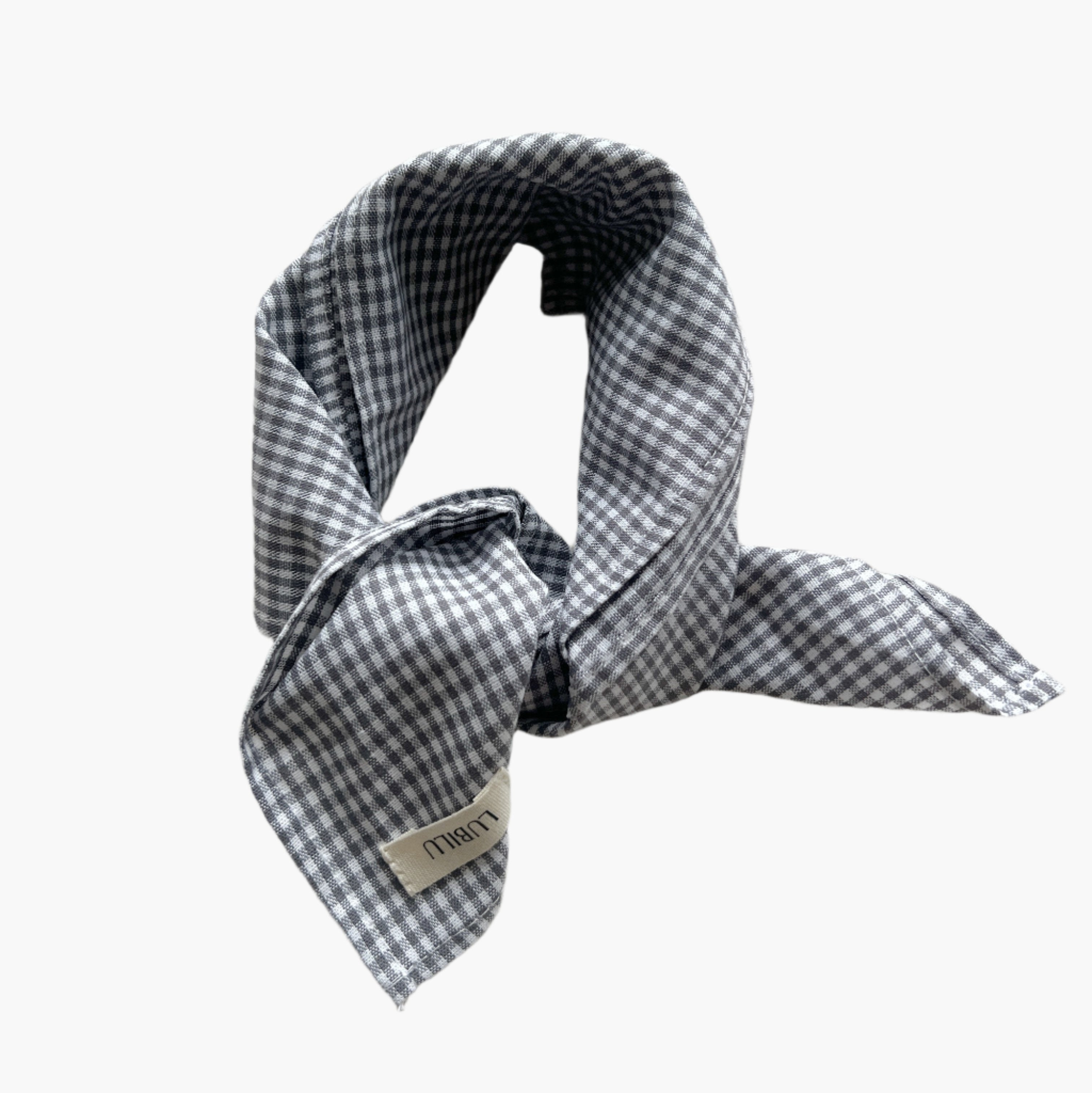 Lubilu Classic Check Scarf Grey/Brown