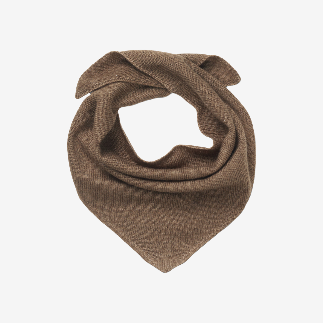 Wool Baby & Kids Scarf Brown Melange
