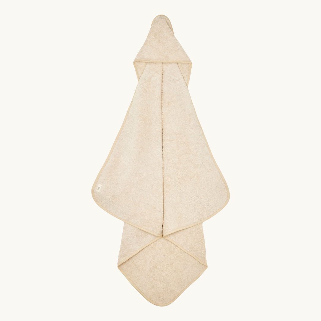 Organic Hooded Towel Natural