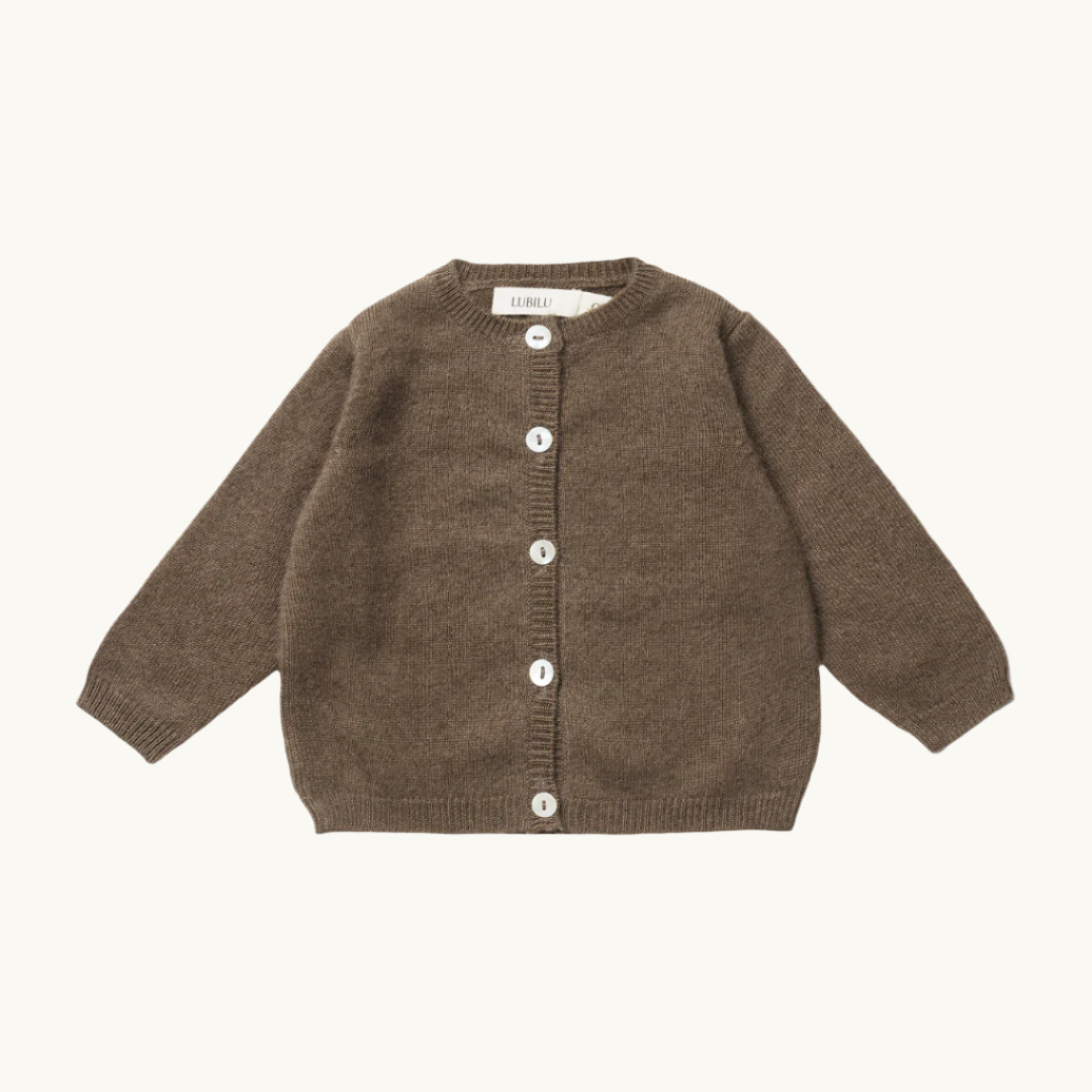 Lubilu Cashmere Cardigan Brown