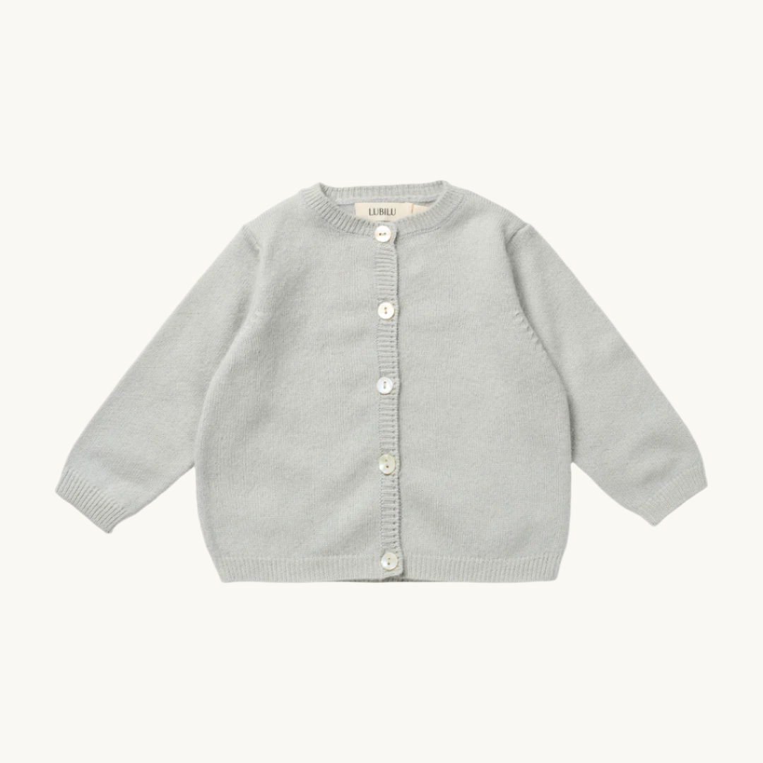 Lubilu Cashmere Cardigan Light Blue