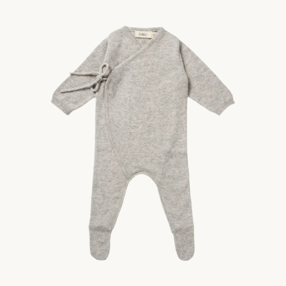 Lubilu Baby Cashmere Suit Grey Melange