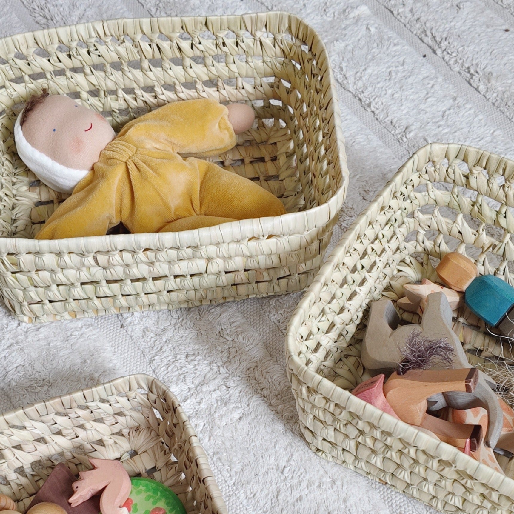 Palm Leaf Basket L35